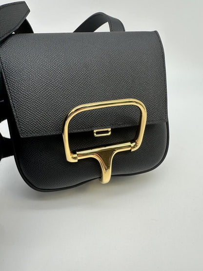 [Like New] Hermès Della Mini Bag, Noir/Gold Hardware, Unused, Reference Number: 9172