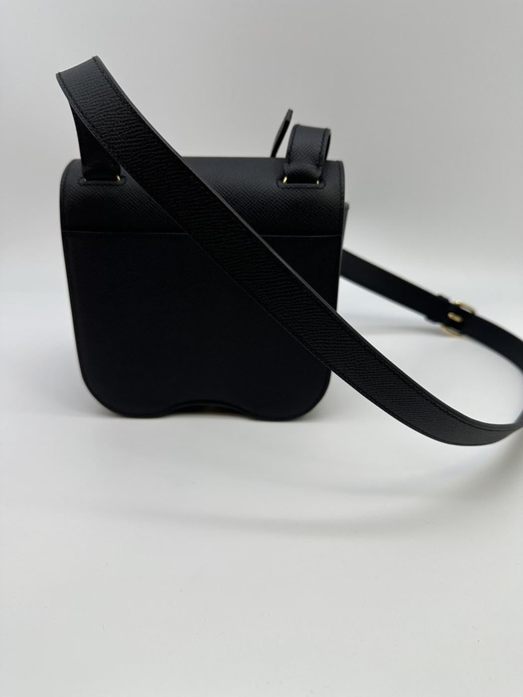 [Like New] Hermès Della Mini Bag, Noir/Gold Hardware, Unused, Reference Number: 9172