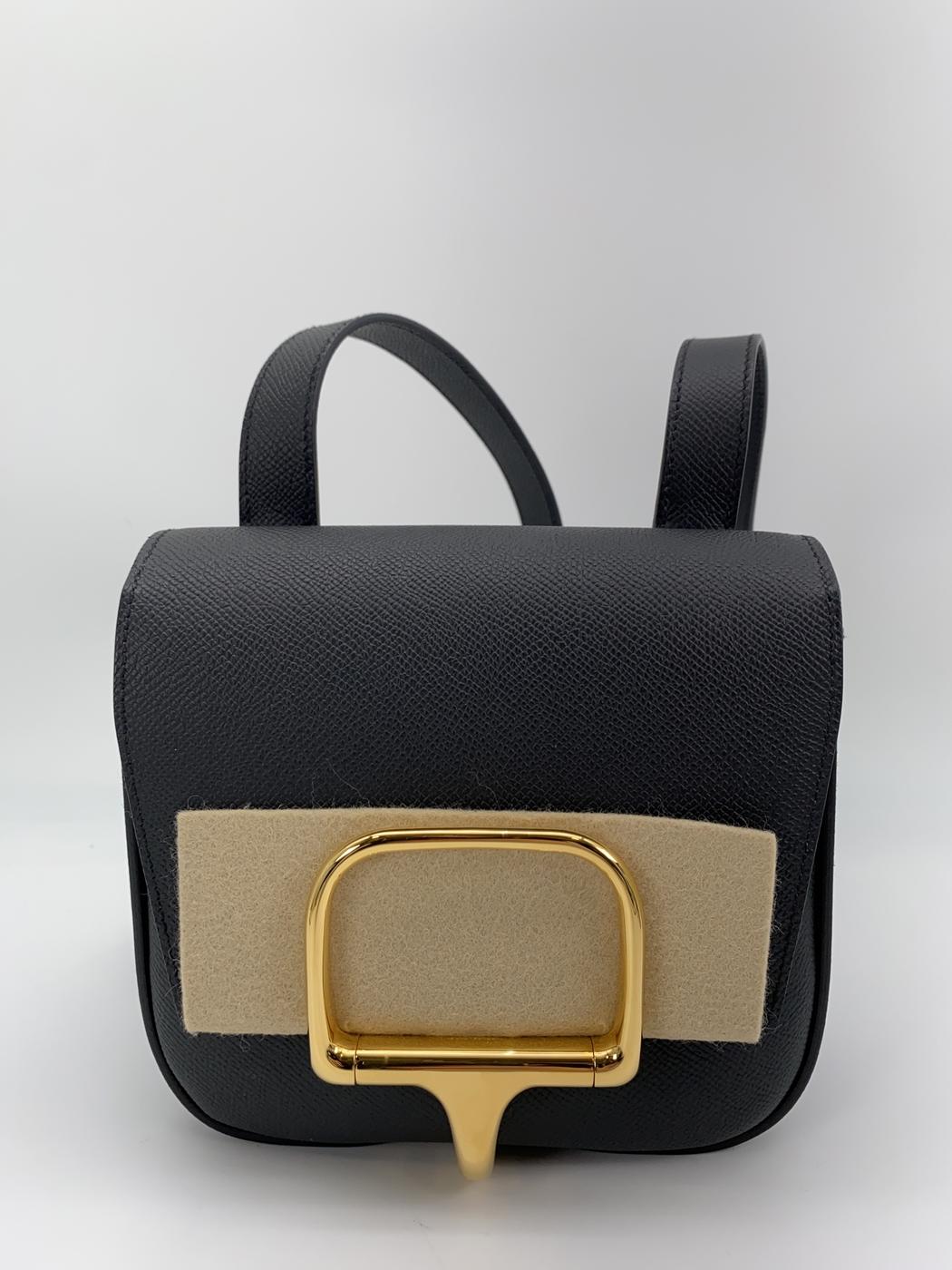 [Like New] Hermès Della Mini Bag, Noir/Gold Hardware, Unused, Reference Number: 9172