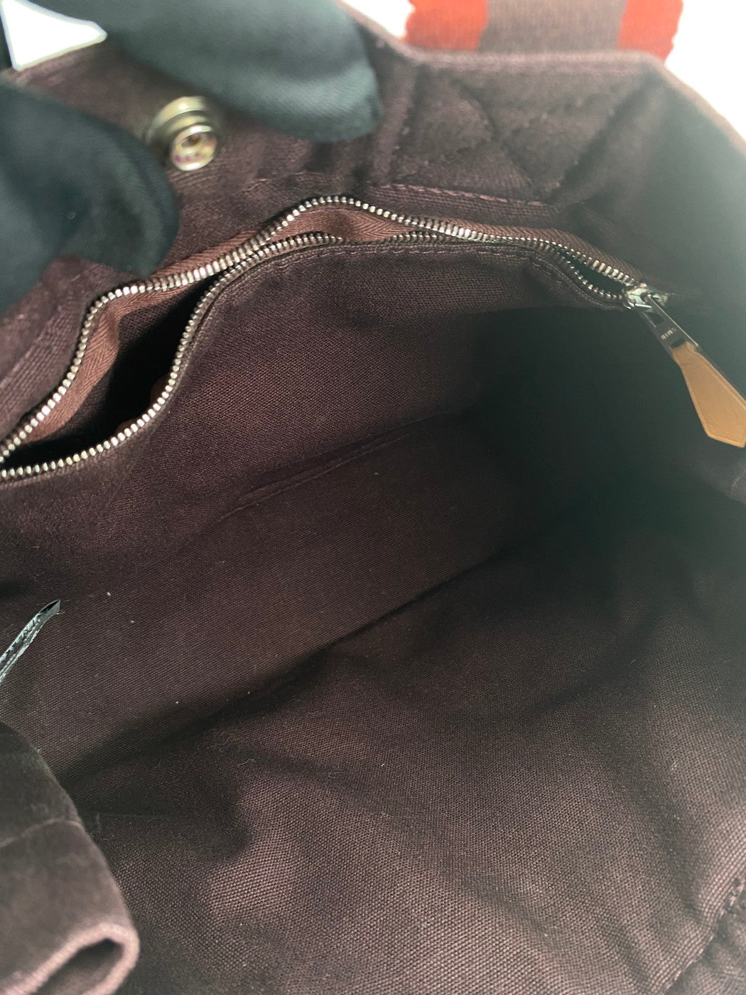 爱马仕 Foul Tote PM 手提包，帆布，波尔多红，参考编号：9211