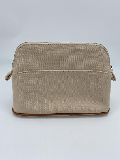 爱马仕 Bolide PM 迷你化妆包 米色/银色 Bolide 迷你化妆包 棉质天然米色 参考编号：9269