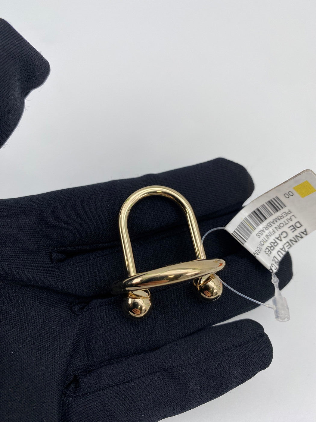 HERMES エルメス Satellite サテライト スカーフリング ゴールド 管理番号：9375