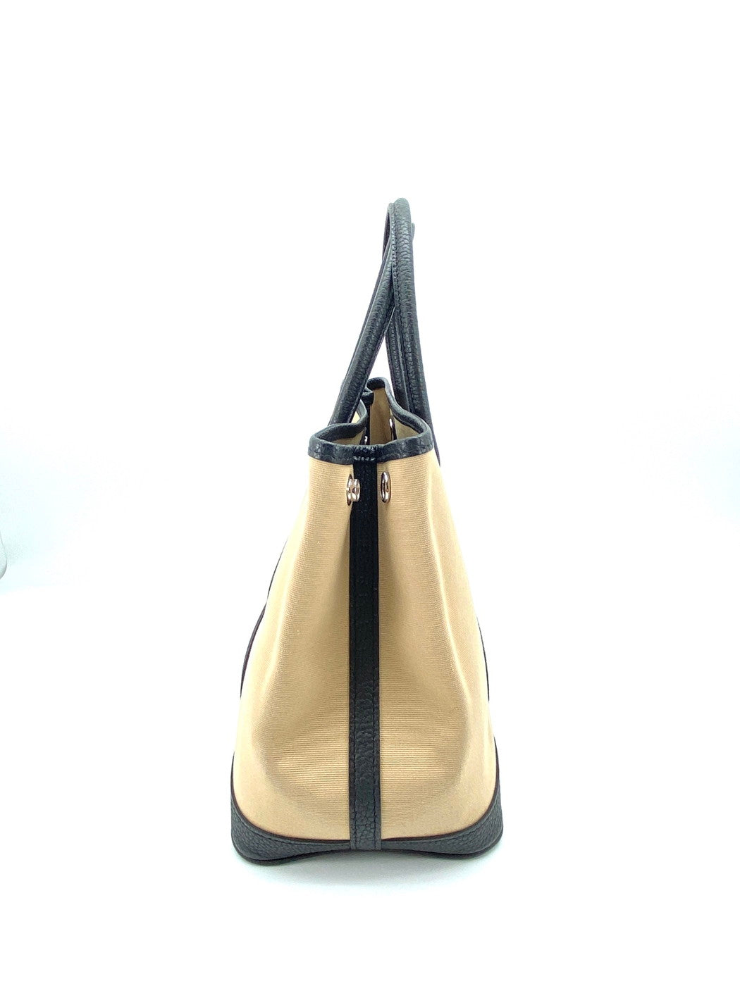 エルメス HERMES ガーデンパーティ 30 TPM トートバッグ トワルミリタリー ネゴンダ トレンチ ベージュ 管理番号：9400