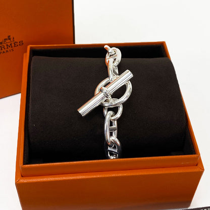 Hermès Chaine d'Ancre GM Bracelet, 16 links, SV925, Reference Number: 9444