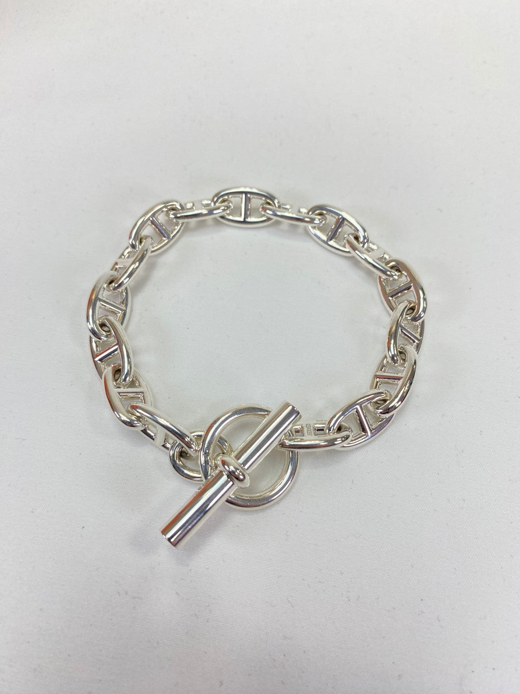 Hermès Chaine d'Ancre GM Bracelet, 16 links, SV925, Reference Number: 9444