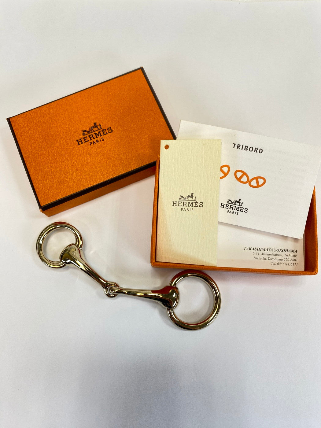 エルメス HERMES モール ドゥ スカーフリング ゴールド 管理番号：9518