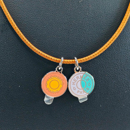 HERMES Necklace Sun and Moon Eclipse Control Number: 9719