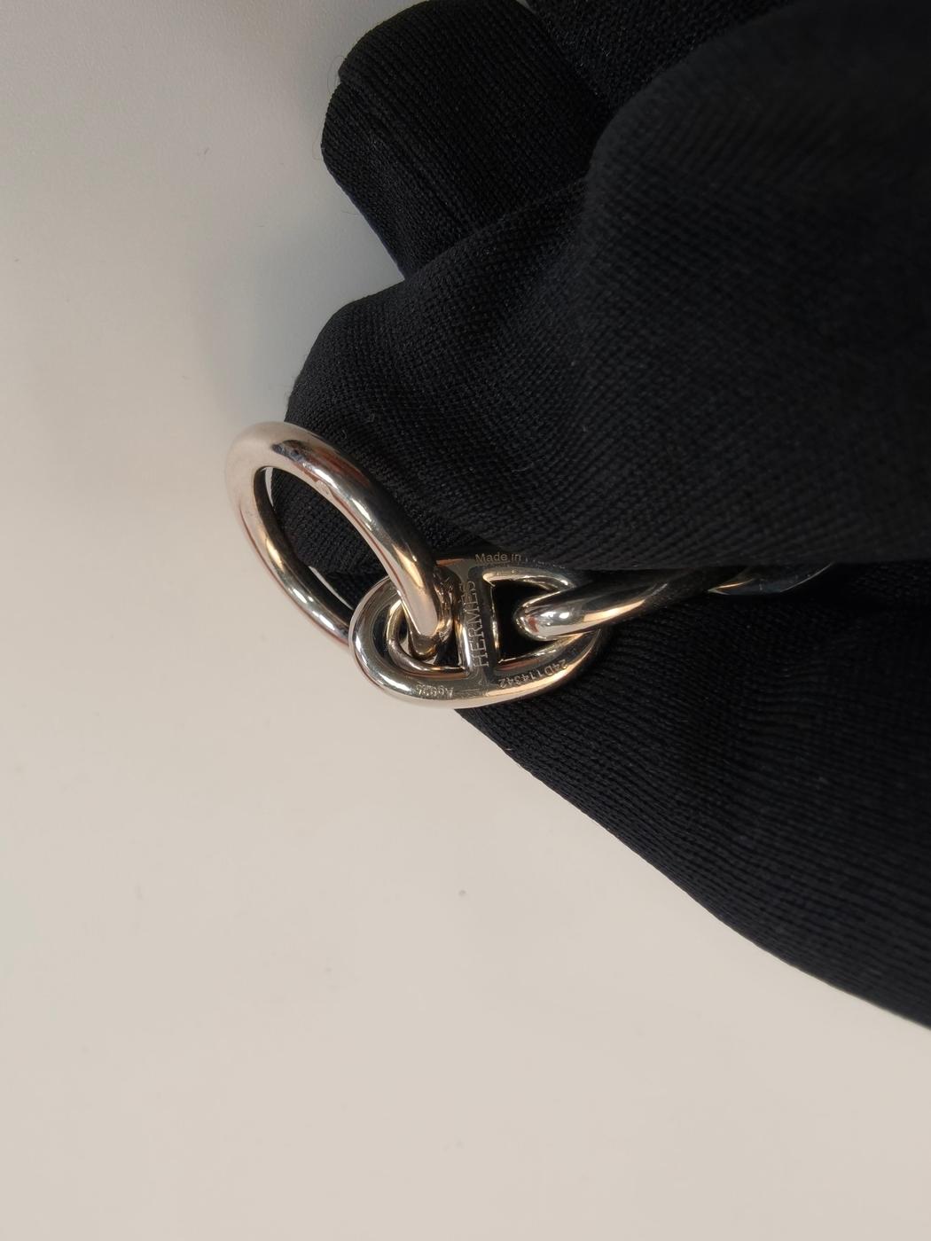 爱马仕 Chaine d'Ancre MM 15链节手链，SV925银材质。参考编号：9909。