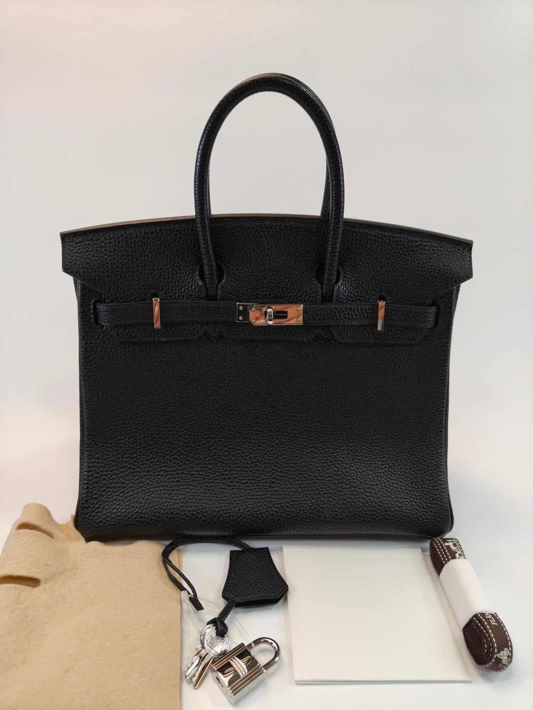 爱马仕 Birkin 25 Togo Caban 手提包 黑色 参考编号：9986