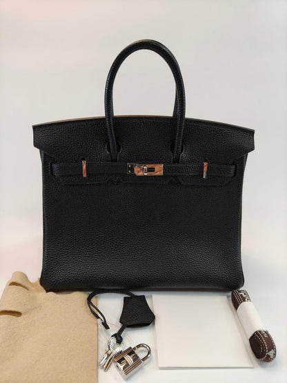 爱马仕 Birkin 25 Togo Caban 手提包 黑色 参考编号：9986