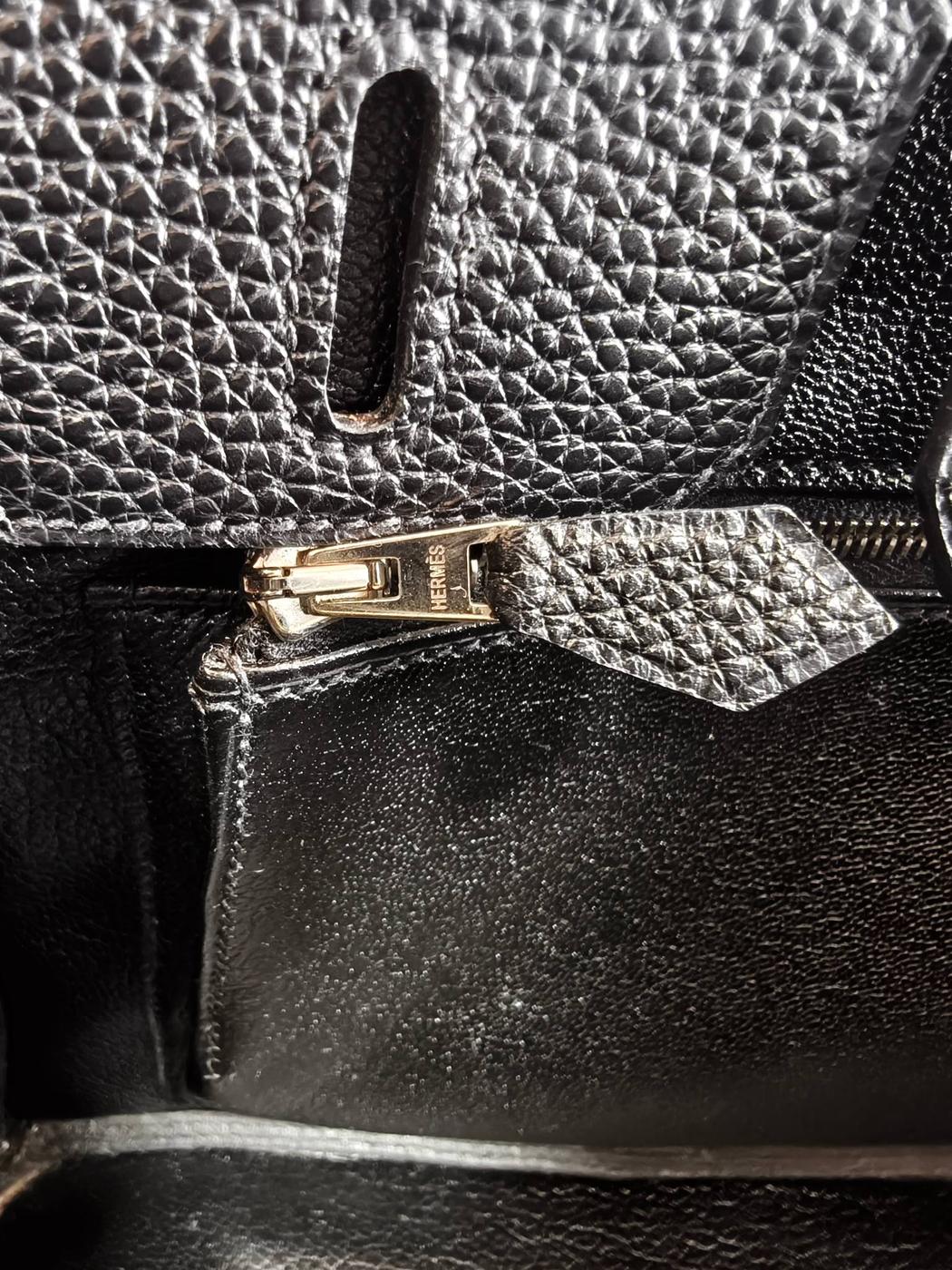 爱马仕 Birkin 25 Togo Caban 手提包 黑色 参考编号：9986