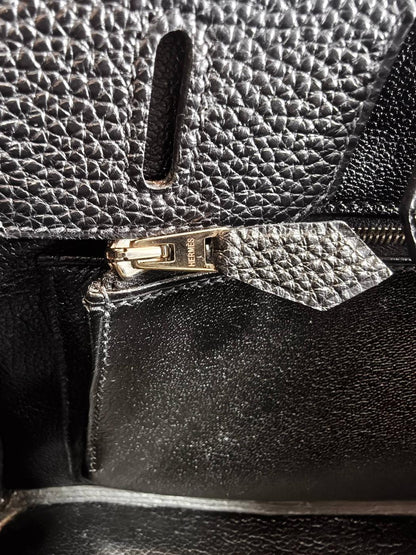 爱马仕 Birkin 25 Togo Caban 手提包 黑色 参考编号：9986