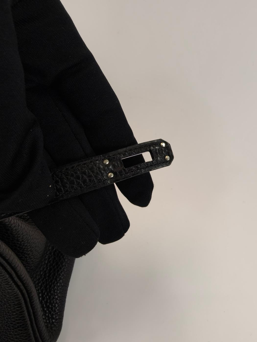 爱马仕 Birkin 25 Togo Caban 手提包 黑色 参考编号：9986
