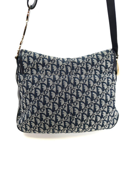 Christian Dior クリスチャン ディオール トロッター ショルダーバッグ 斜め掛け ネイビー 管理番号：10032