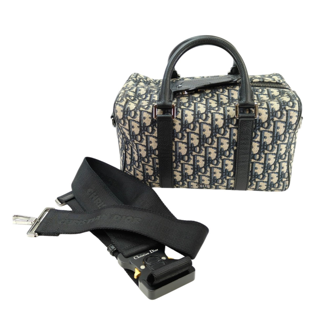 Christian Dior ディオール 2Way ハンドバッグ ショルダーバッグ DIOR LINGOT 26 トロッター シルバー金具 管理番号：10066