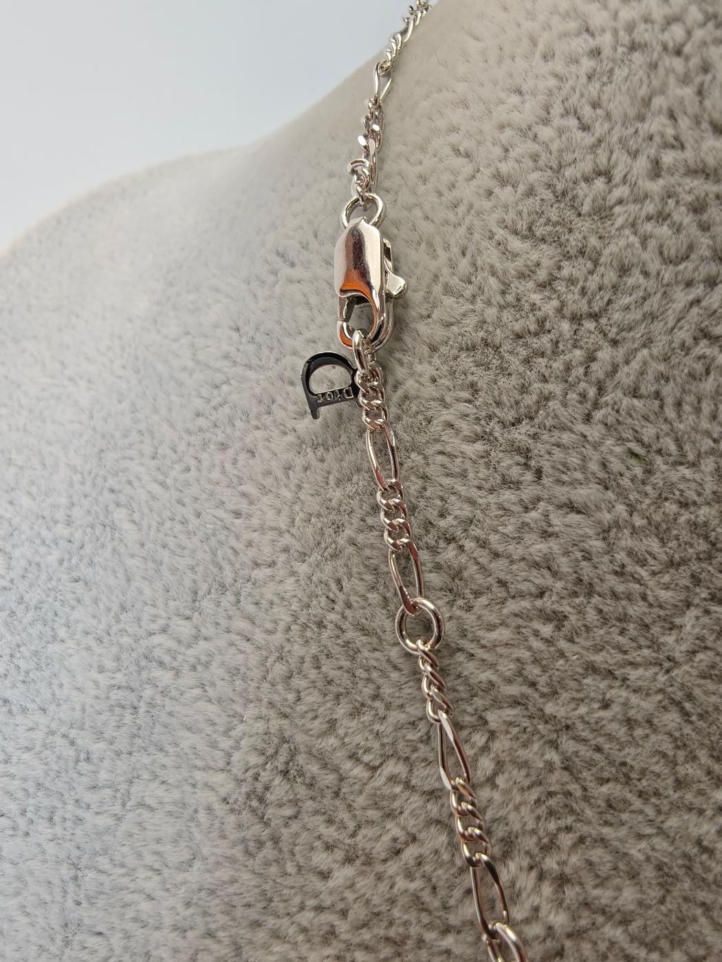Dior Dior 标志项链 银色 控制编号：10518