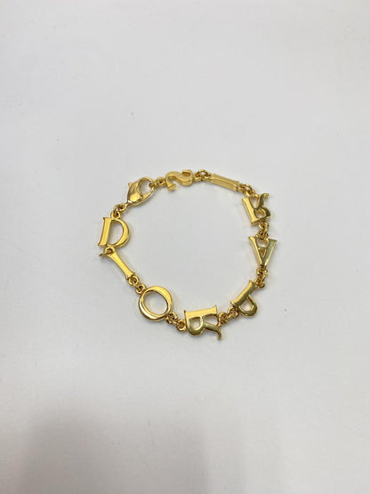 Christian Dior 迪奥 徽标手链 金色 商品编号：10801