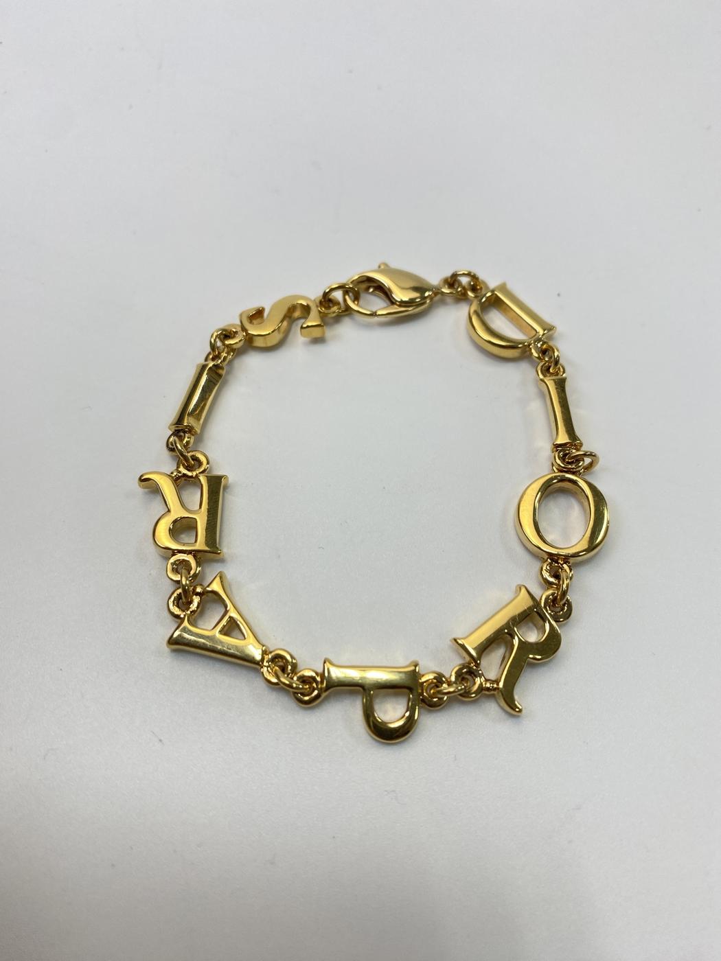 Christian Dior 迪奥 徽标手链 金色 商品编号：10801