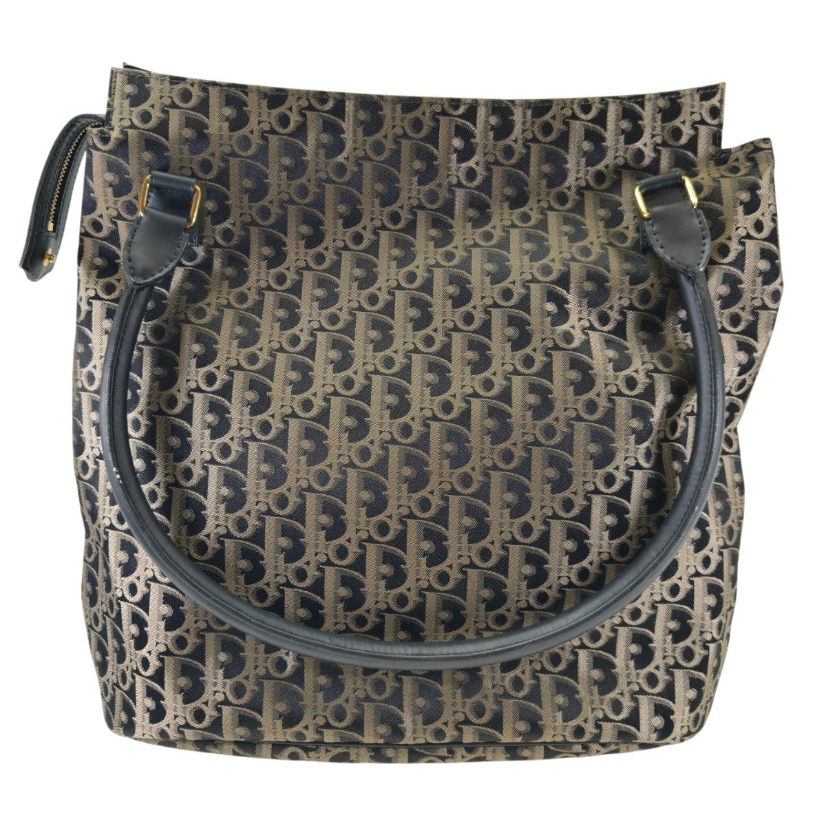 Christian Dior Dior Vintage Trotter Tote Bag Black x Brown Control number: 10823