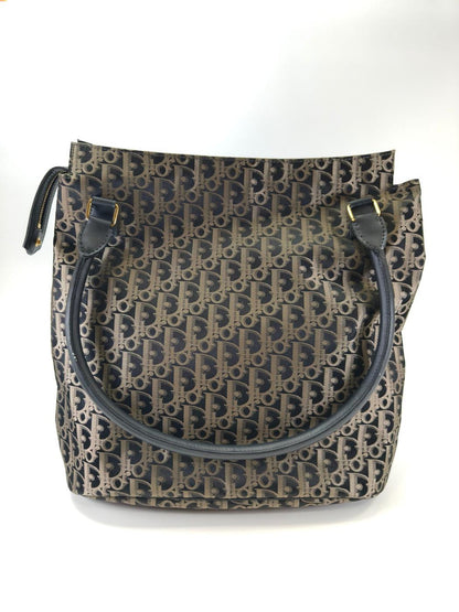 Christian Dior Dior Vintage Trotter Tote Bag Black x Brown Control number: 10823