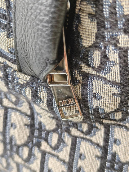 Christian Dior ディオール オブリーク バックパック リュック ネイビー 管理番号：11049