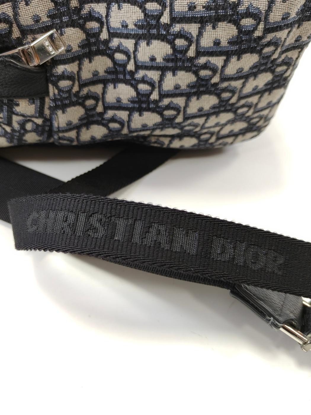 Christian Dior ディオール オブリーク バックパック リュック ネイビー 管理番号：11049