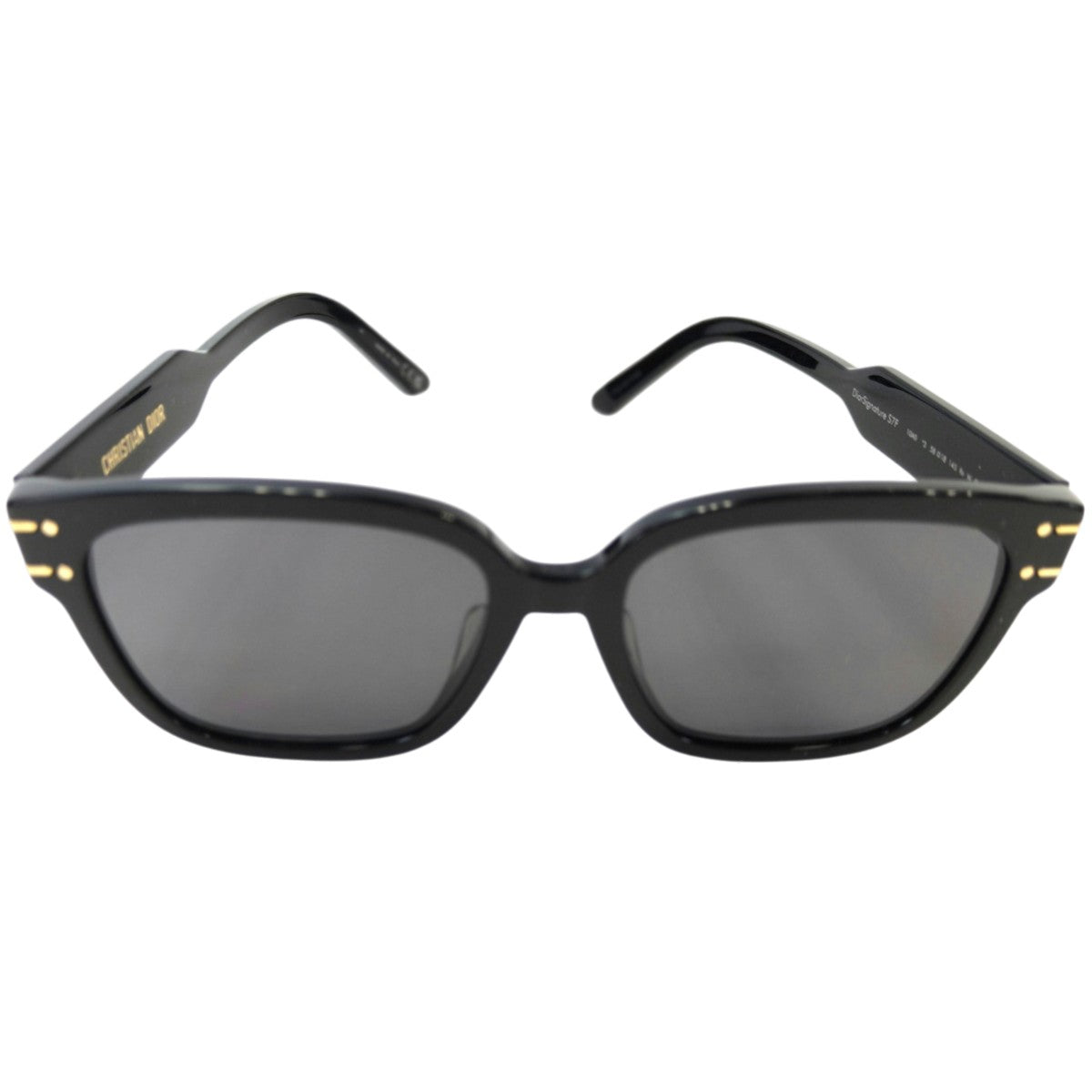 Christian Dior ディオール Signature S7F スクエアサングラス ブラック 管理番号：11091