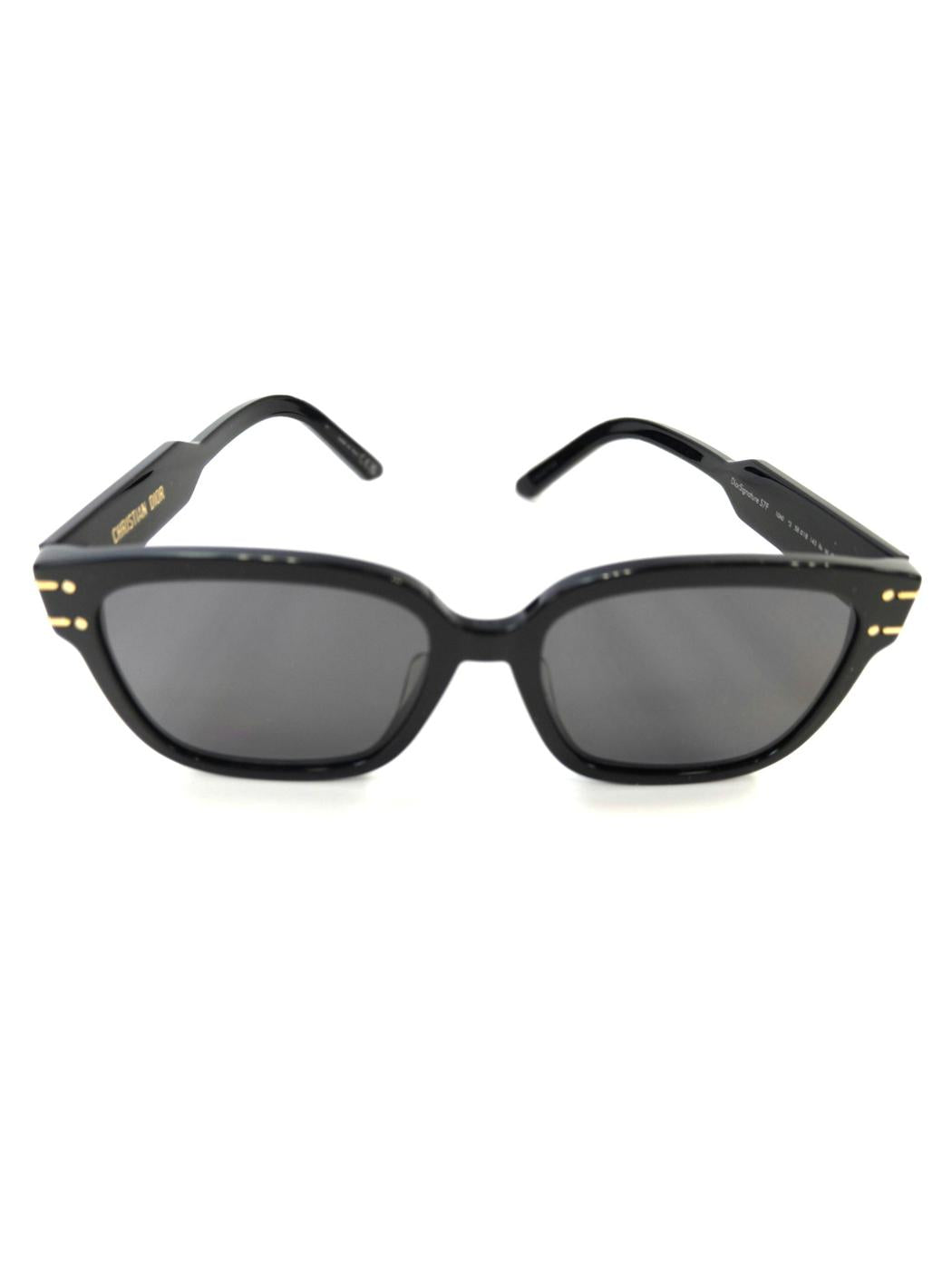 Christian Dior ディオール Signature S7F スクエアサングラス ブラック 管理番号：11091
