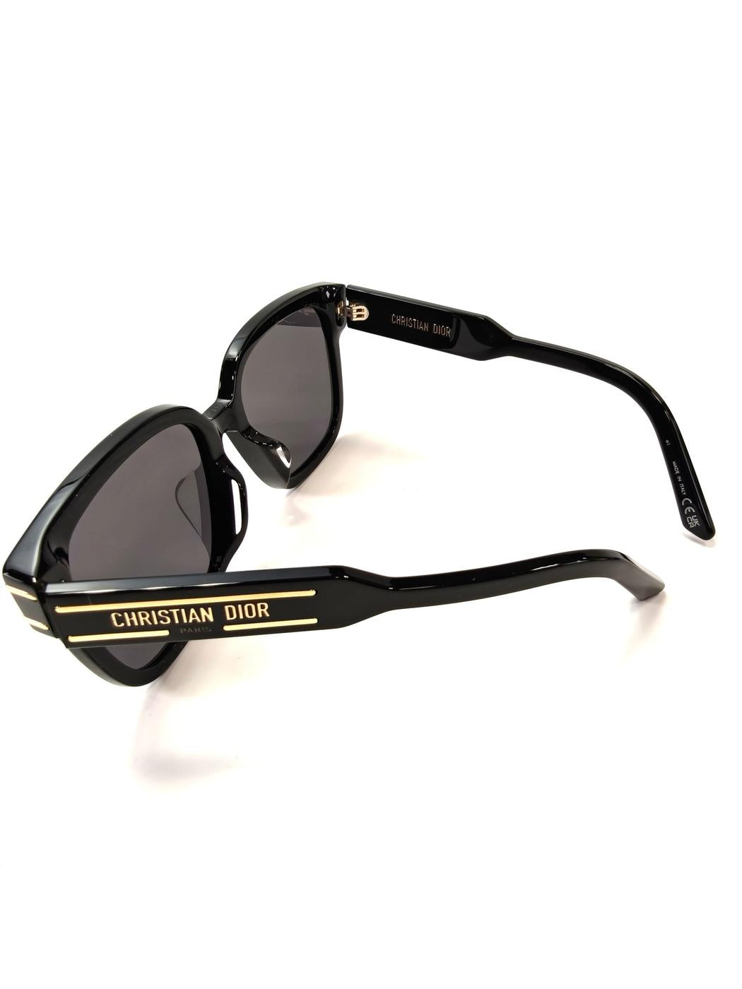 Christian Dior ディオール Signature S7F スクエアサングラス ブラック 管理番号：11091