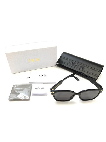 Christian Dior ディオール Signature S7F スクエアサングラス ブラック 管理番号：11091