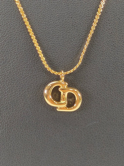 Christian Dior 迪奥 CD标志项链 金色 款号：11098