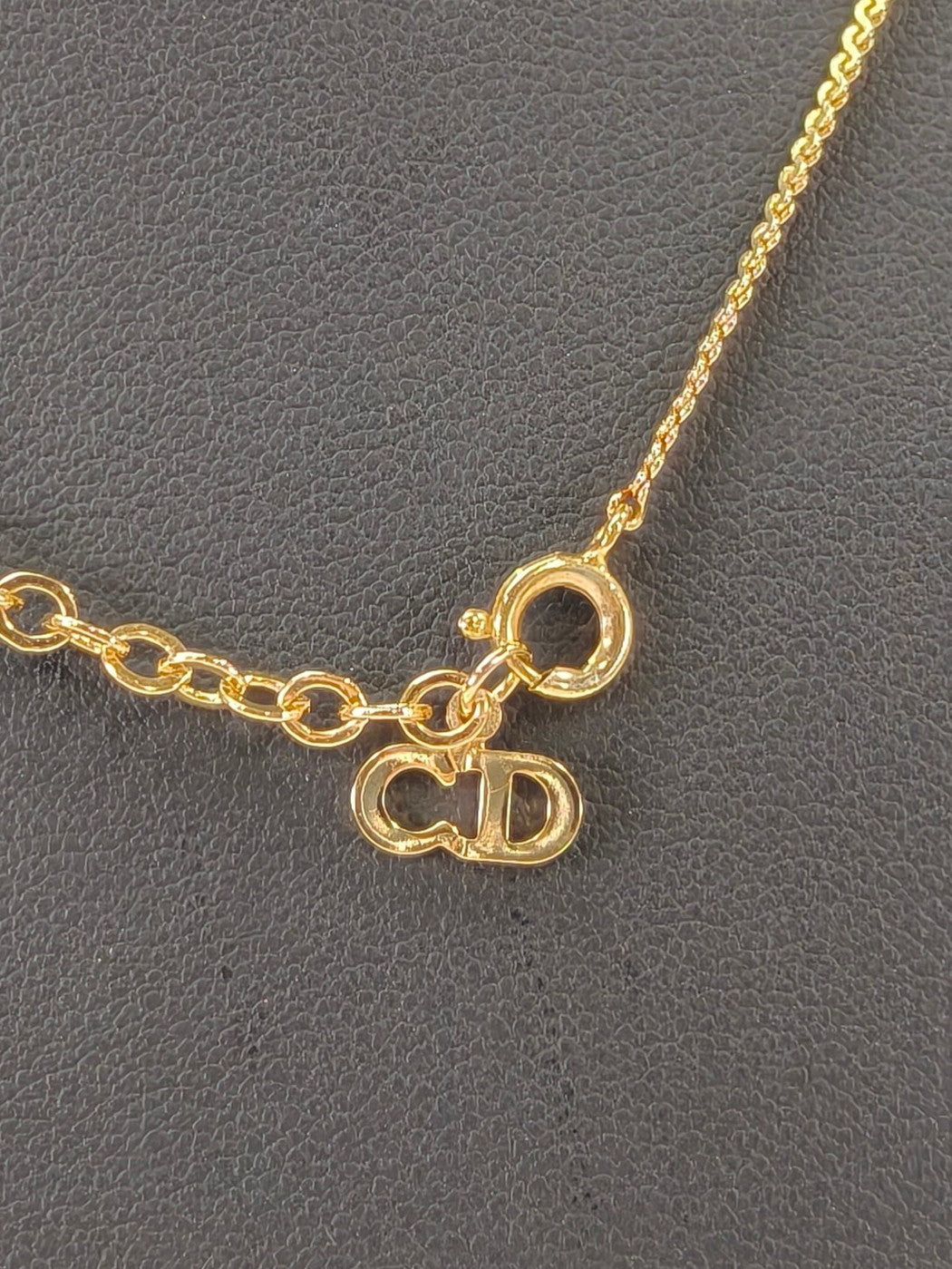 Christian Dior 迪奥 CD标志项链 金色 款号：11098