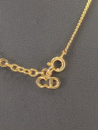 Christian Dior 迪奥 CD标志项链 金色 款号：11098