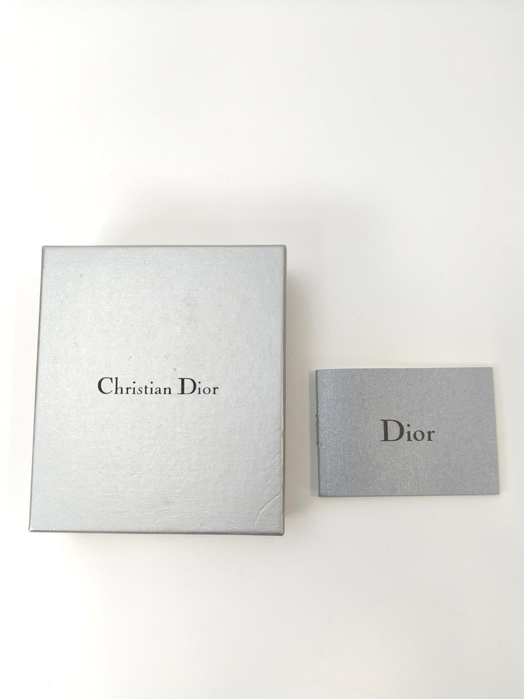 Christian Dior 迪奥 标志 吊坠 项链 银色 商品编号：11106