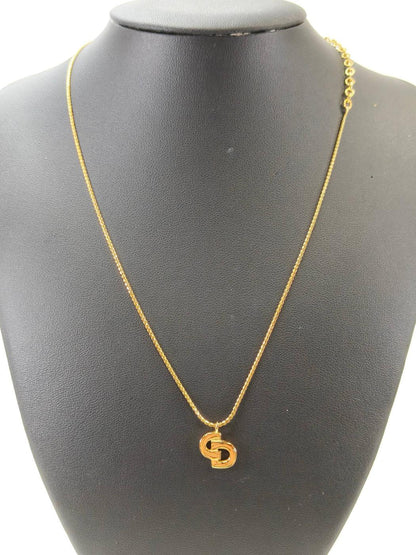 Christian Dior ディオール CDロゴ ネックレス ゴールド 管理番号：11109