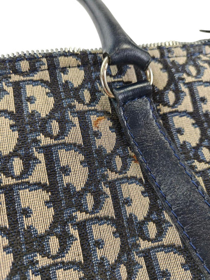Dior ディオール トロッター ボストンバッグ ネイビー 管理番号：11329