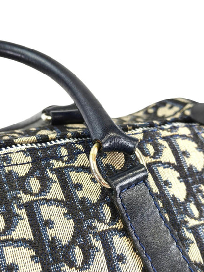 Dior ディオール トロッター ボストンバッグ ネイビー 管理番号：11329