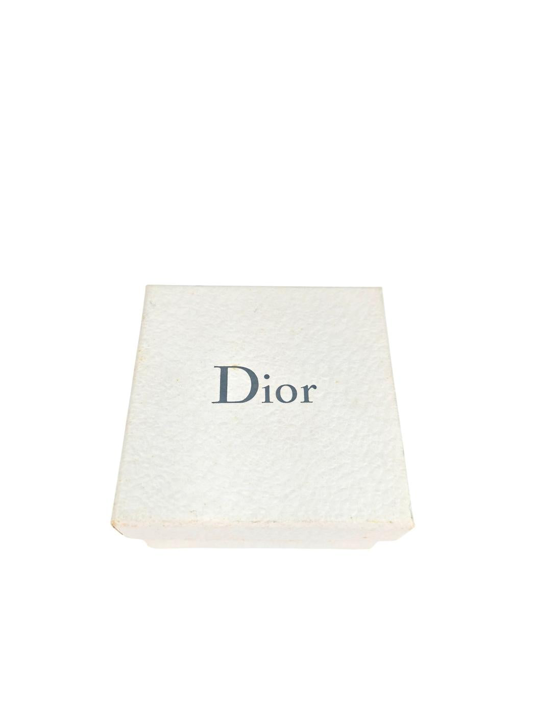 Christian Dior ディオール Dロゴ ハートチャーム ネックレス シルバー 管理番号：11341