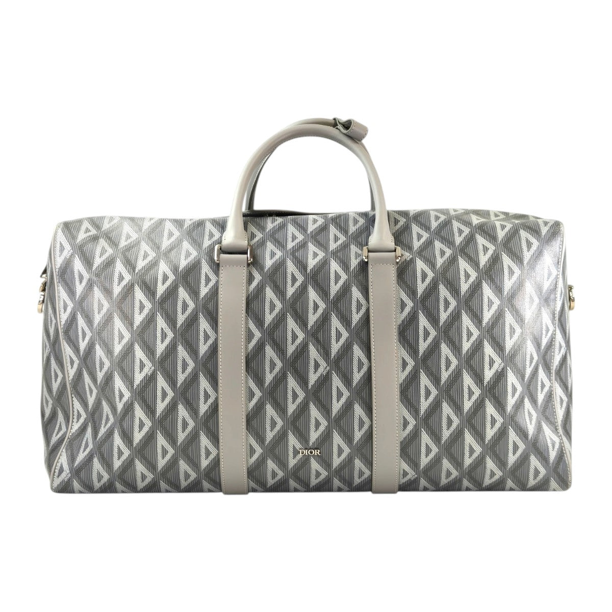 Dior 迪奥 Langho 50 波士顿包 2Way 带肩带 灰色 管理编号：11349