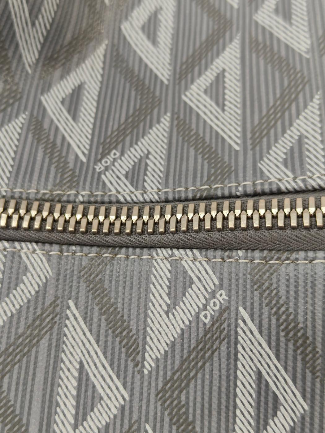 Dior ディオール ランゴ50 ボストンバッグ 2Way ショルダー付 グレー 管理番号：11349