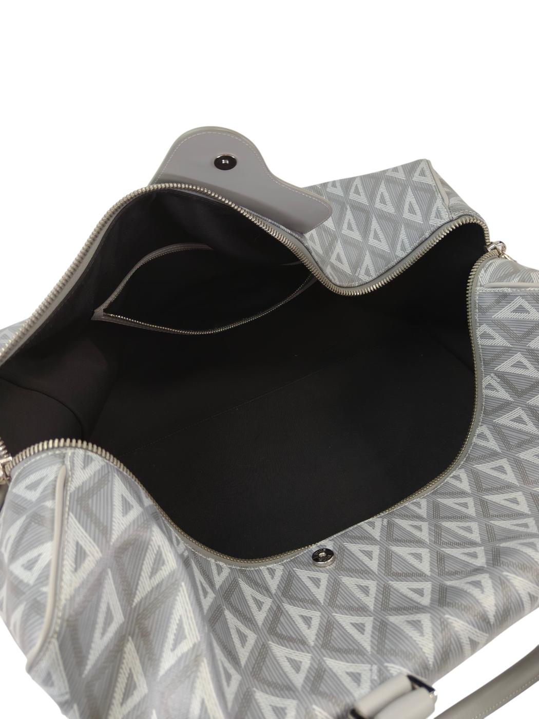 Dior ディオール ランゴ50 ボストンバッグ 2Way ショルダー付 グレー 管理番号：11349