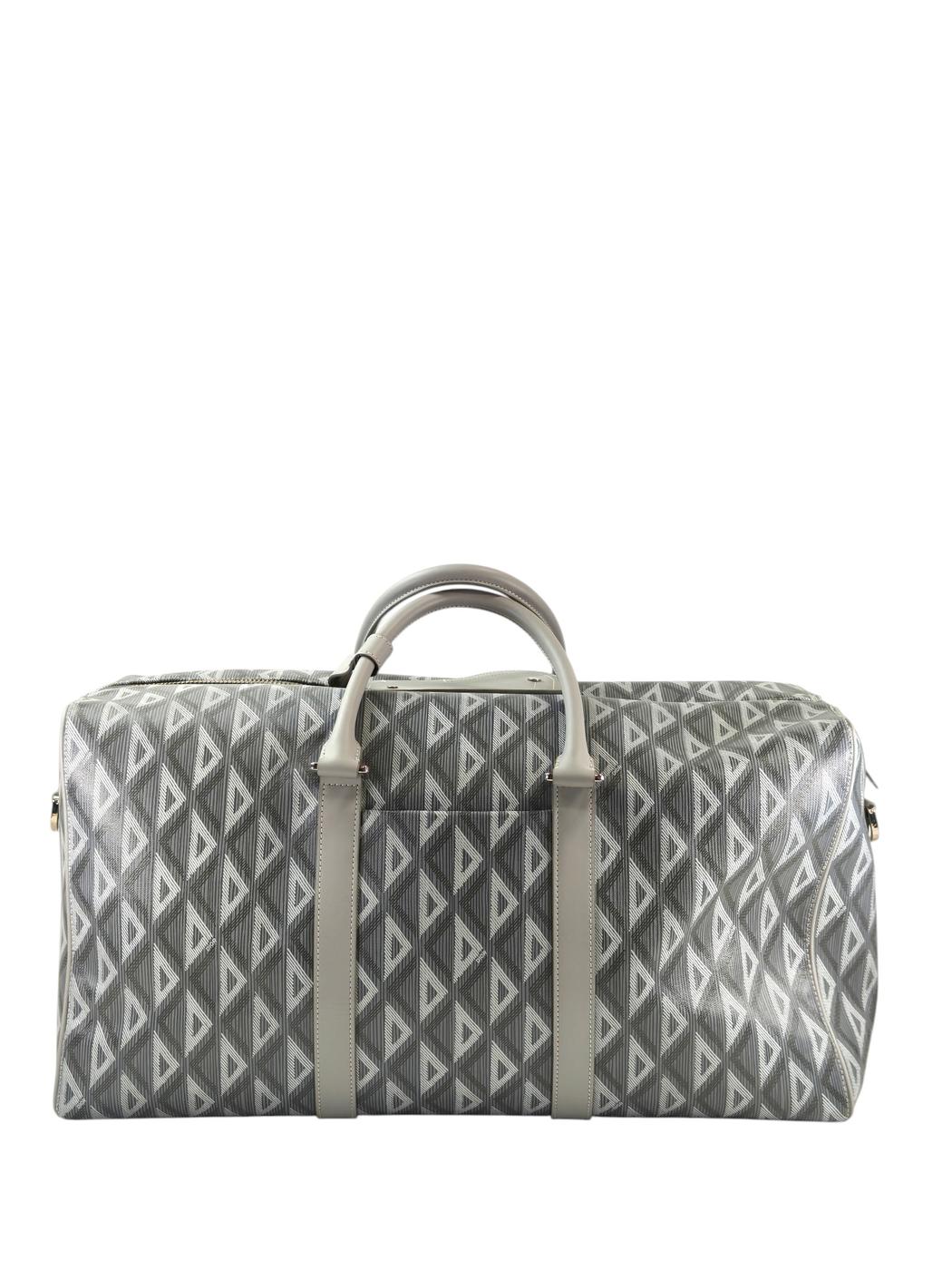 Dior ディオール ランゴ50 ボストンバッグ 2Way ショルダー付 グレー 管理番号：11349