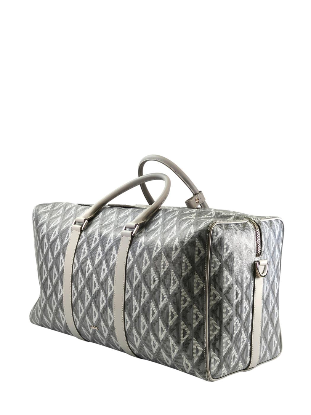 Dior ディオール ランゴ50 ボストンバッグ 2Way ショルダー付 グレー 管理番号：11349
