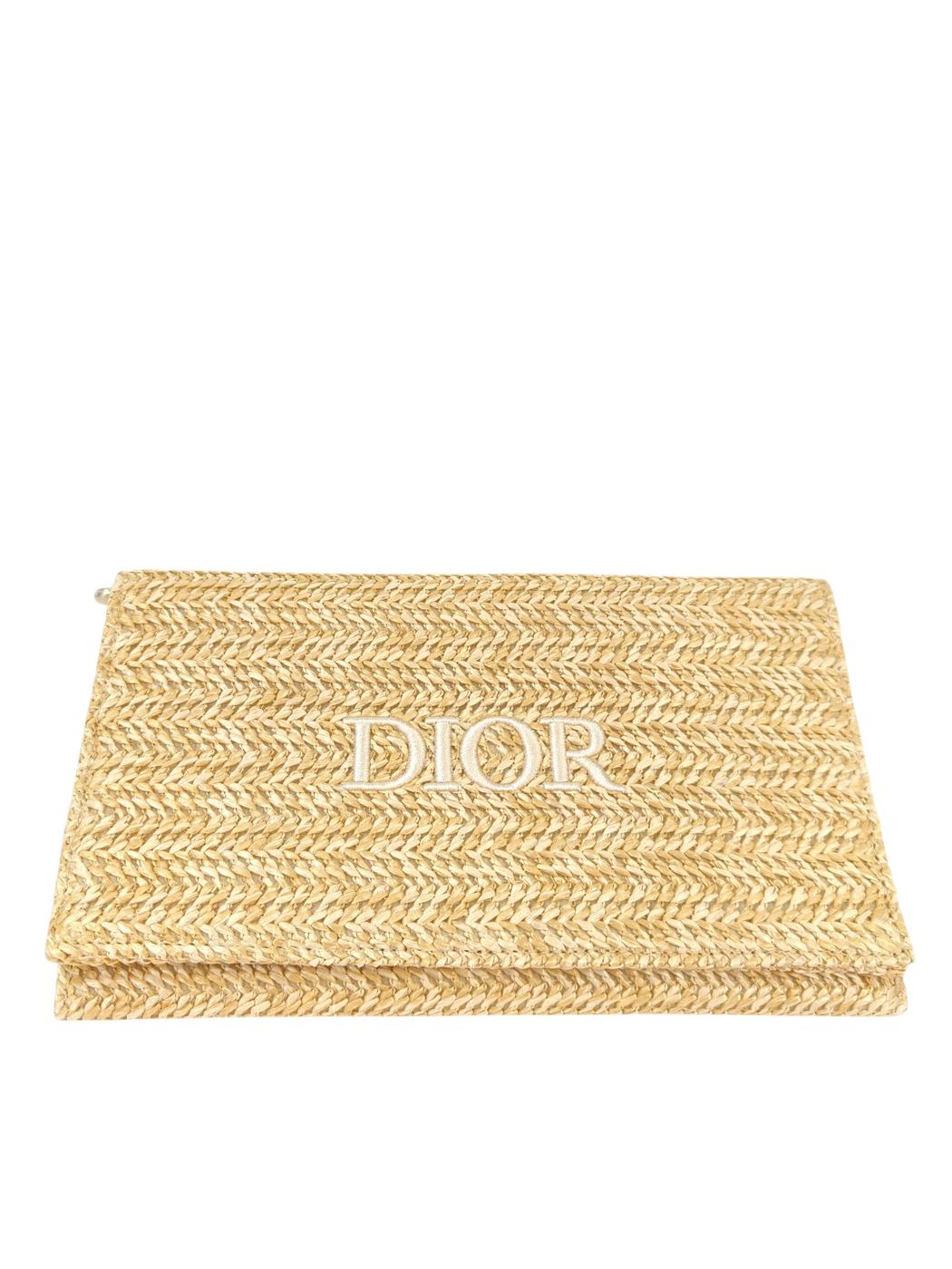 Dior ディオール ノベルティ クラッチバッグ ベージュ  管理番号：11541
