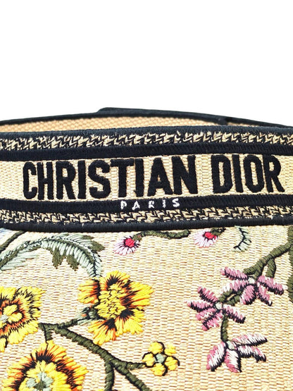 Dior ディオール 花柄 D-Smash サンバイザー ベージュ 管理番号：11606