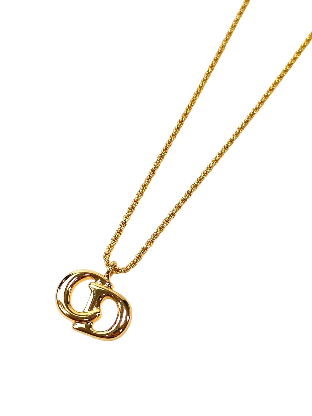 Dior CDロゴ付き ネックレス ゴールド ネックレス 金 管理番号：11766