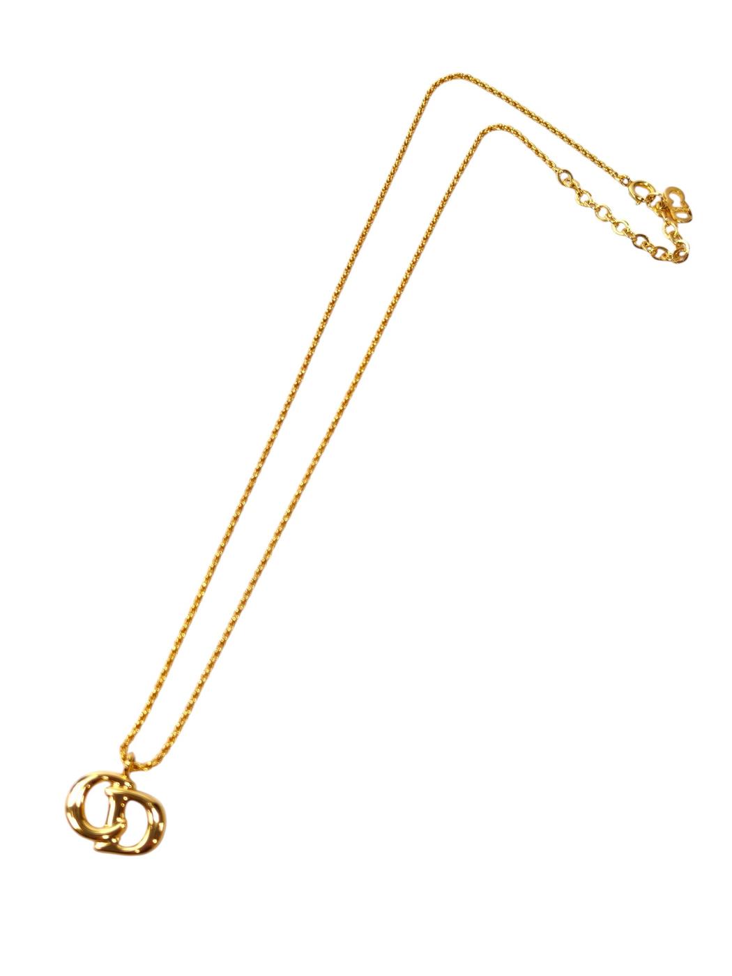 Dior CDロゴ付き ネックレス ゴールド ネックレス 金 管理番号：11766
