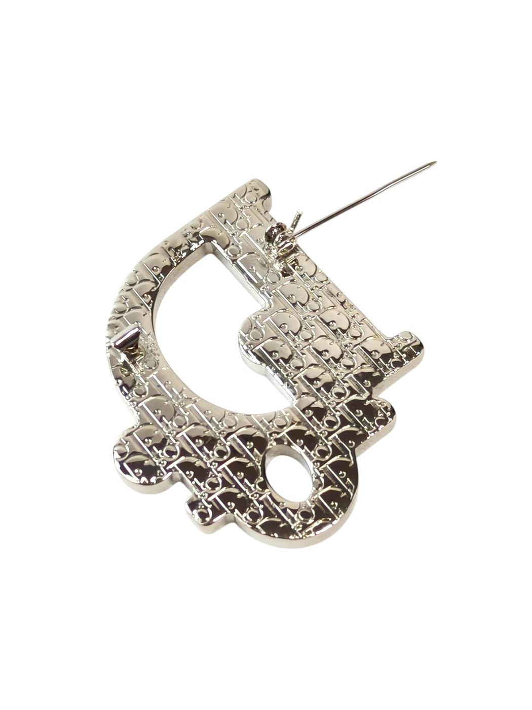 Dior Dior Oblique Marble-Effect Brooch Turquoise Blue 20AW Control Number: 11821
