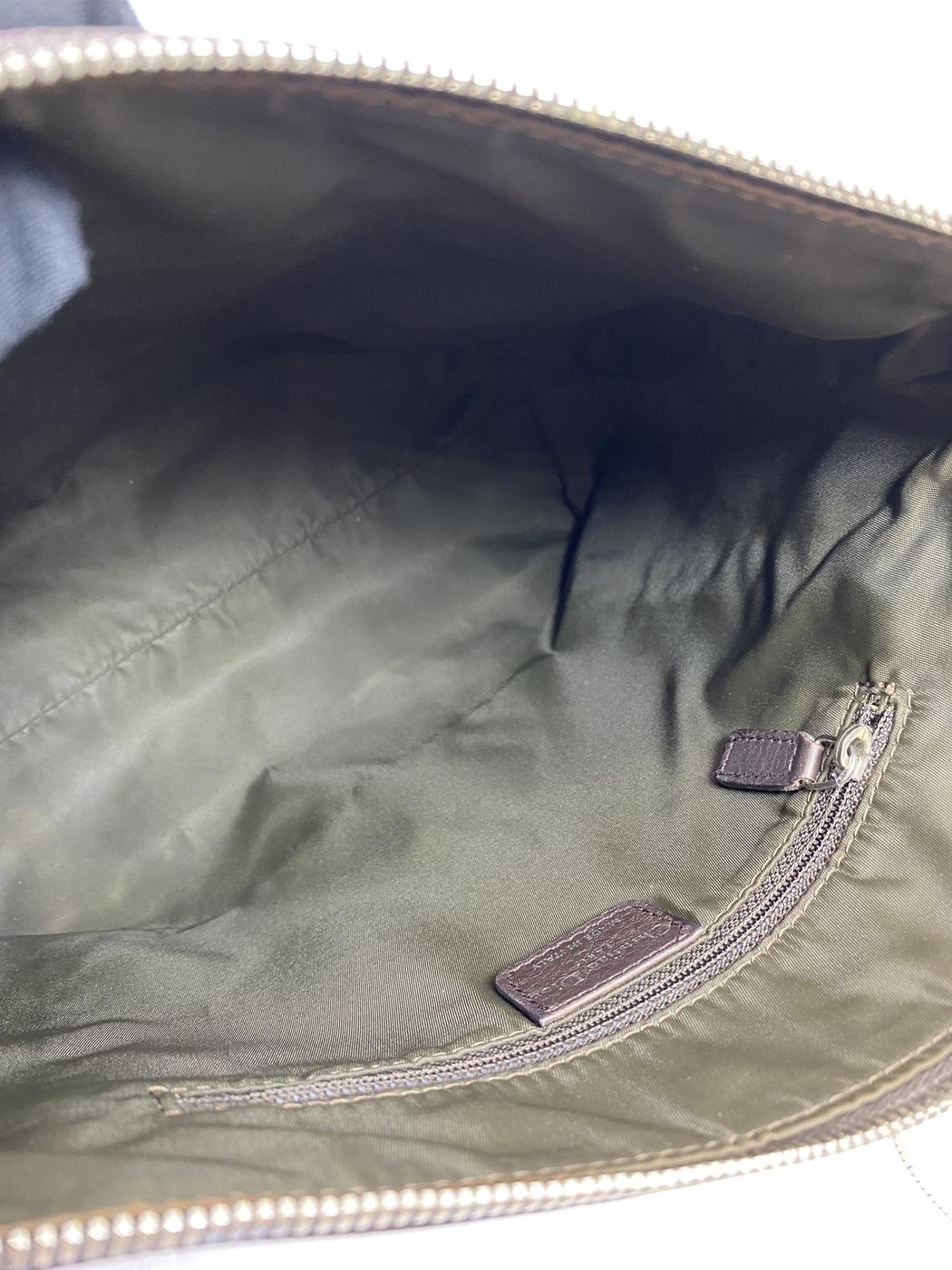 Christian Dior Trotter Logo 单肩包，棕色，货号：7200