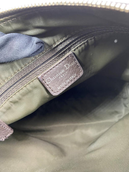 Christian Dior Trotter Logo 单肩包，棕色，货号：7200